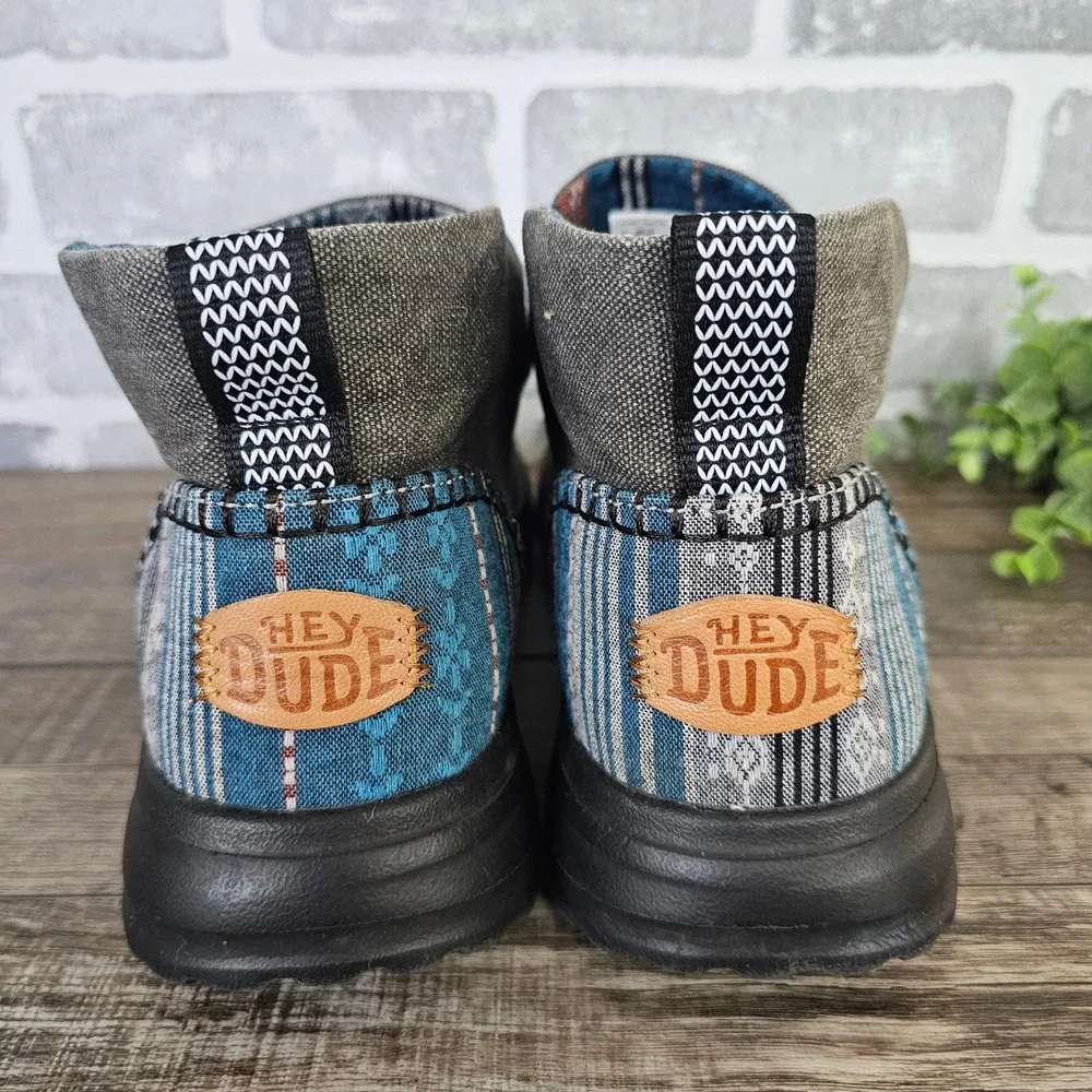 HEYDUDE Denny Crafted Women's Aztec Ankle Booties Size 12 40209-060